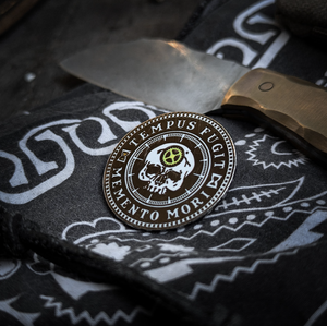 Tempus Fugit / Memento Mori Enamel Pin