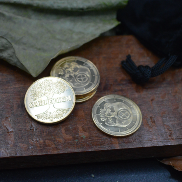 Carpe Diem Key Tag – EDC Reminder Coins